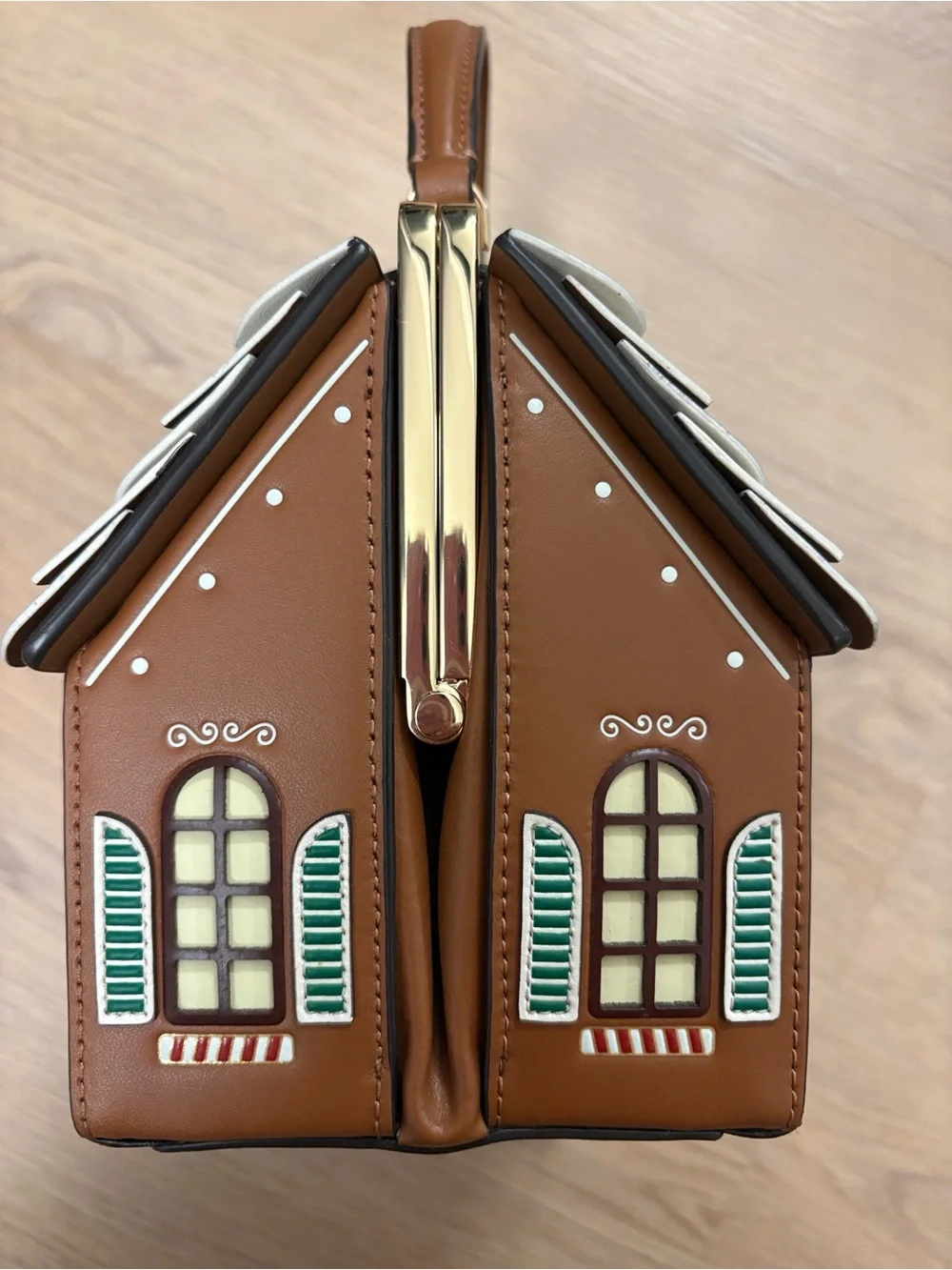 Kate Spade Gingerbread House Novelty Purse